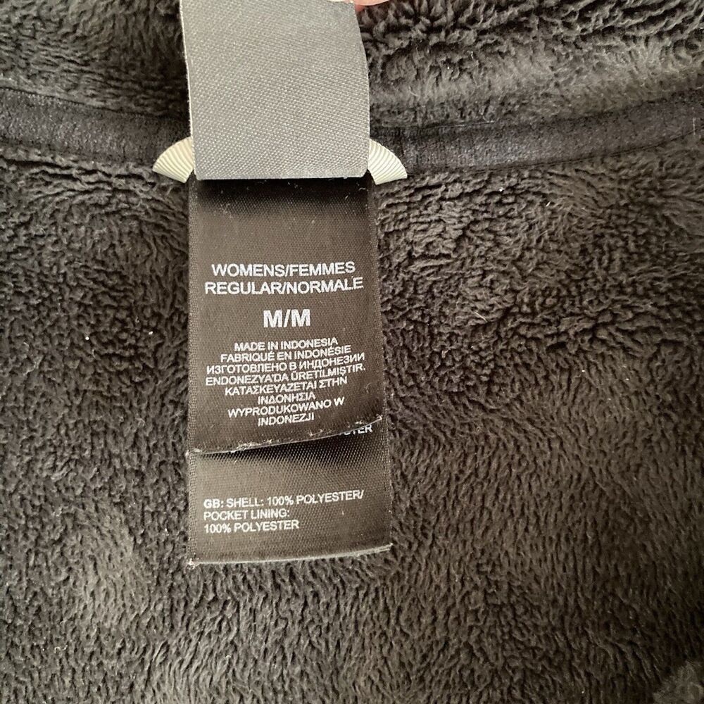 THE NORTH FACE Jacket Womens Medium Black Full Zip Fleece Lined Warm Winter - Picture 8 of 8